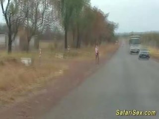 Glorious vuxen film vid min afrikansk safari resa