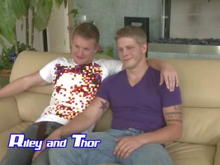 Riley & Thor In Gay X rated movie film