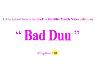 40th Black Is beautiful Web Models (promo)