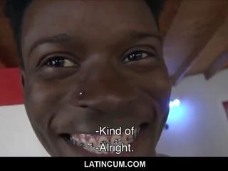 Young Black Amateur Straight adolescent With Braces