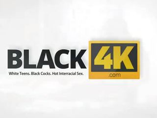 Black4k. jaunavas melnas frants par baltie hottie uz brīnišķīgs pieaugušais filma darbība