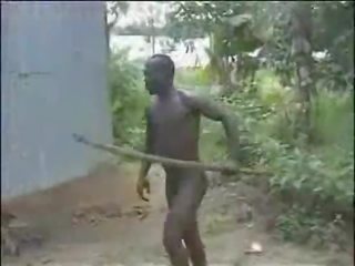 Outstanding άτακτος/η ακατέργαστος σκληρά αφρικάνικο ζούγκλα γαμήσι!